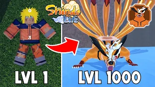 Shindo Life: Noob to Pro Using The New Gen 3 Korama Spirit | Level 1 - 1000