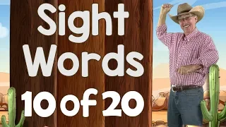 Sight Words | Ready to Read Sight Words | List 10 | Jack Hartmann