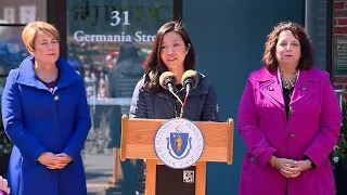 Healey, Wu join forces to announce funding for affordable housing