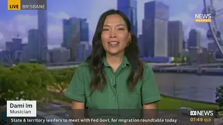 Dami Im - Interview on ABC News Breakfast