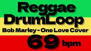 Reggae Drum Loop Practice Tool 76bpm [based on Bob Marley- One Love]