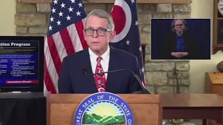 Gov DeWine pleas with health providers to make sure data gets into system on who their vaccinating