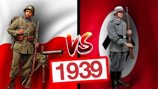 1939 Poland vs 1939 Germany | Military Power Comparison