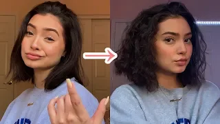 HEATLESS WAVY/CURLY SHORT HAIRSTYLE