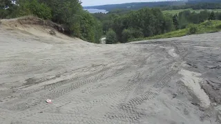 RAV4 steep hill climb (22 degrees inclination/40% slope) soft sand PART 3