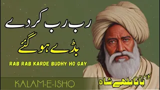 Kalam Baba Bulleh Shah | Rab Rab Kardy Budhy Ho Gay | ਬੁੱਲ੍ਹੇ ਸ਼ਾਹ | Sufi Kalam 2024
