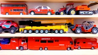 Super Ambulance, Double Decker Bus, Taxi, Monster Truck, Tractor, Excavator, Telehandler, Fire Truck