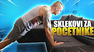 SKLEKOVI ZA POCETNIKE + PROGRAM ZA POVECANJE BROJA SKLEKOVA