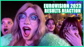 Eurovision 2023: Winner + Voting Results REACTION @ The EuroVillage in Liverpool