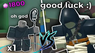 1 NECROMANCER vs NORMAL MODE... | TDS (Roblox)