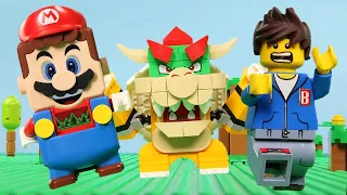 Billy And Mario Escape Bowser! | Billy Bricks | Cartoons for Kids | WildBrain Turbo