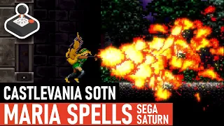 Castlevania SotN - Maria Special Moves & Spells (Sega Saturn)