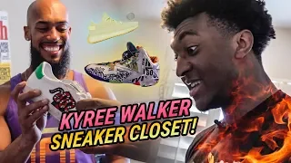 "Nobody In The Country Has These." Kyree Walker Shows Off INSANE Sneaker Closet 😱