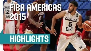 Canada v Venezuela - Game Highlights - Group B - 2015 FIBA Americas Championship
