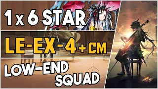 LE-EX-4 + Challenge Mode | Low End Squad |【Arknights】