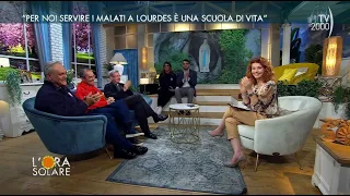 L'Ora Solare (TV2000) "Per noi servire i malati a Lourdes è una scuola di vita"