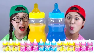 Minuman permen botol Mukbang DONA