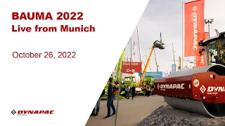 Bauma live vom Messestand! TAG 3 - Dynapac GmbH