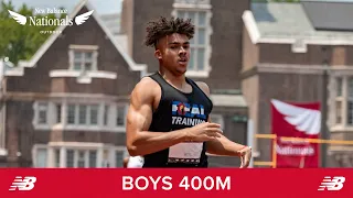 Boys 400m Championship Final - New Balance Nationals Outdoor 2023