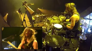 Megadeth - Dirk Verbeuren drumcam - "The Threat Is Real" live in Groningen, 2016