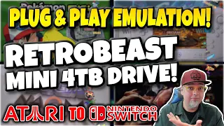 Retro Beast Mini 4TB Plug & Play Emulation Drive Has It All! Xbox, Nintendo, PlayStation & MORE!