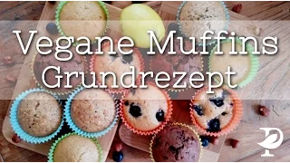 Vegane Muffins - das geniale Grundrezept!
