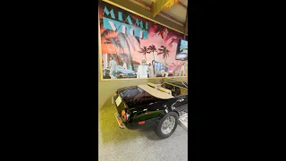 Original screen-used Ferrari Daytona from Miami Vice up close at Volo Museum!