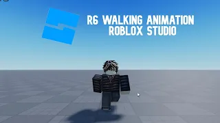 HOW TO MAKE A R6 WALKING ANIMATION IN ROBLOX STUDIOS!!!