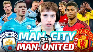 DAVOO XENEIZE REACCIONA A MANCHESTER CITY 3 MANCHESTER UNITED 1 (PREMIER LEAGUE 2023/24)