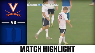 Virginia vs. Duke ACC Men's Soccer Highlights (2023)