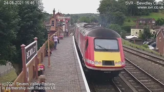 Colas Rail 43272/274 HST Power Car testing on the Severn Valley Railway, 24/08/21 - SVR & Railcam UK