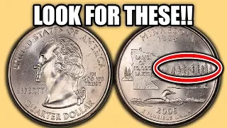 10 NEWER QUARTERS YOU SHOULD LOOK FOR IN POCKET CHANGE!!