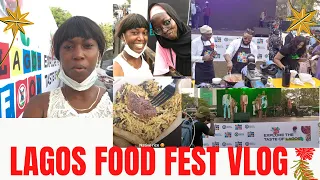 LAGOS FOOD FEST DECEMBER 2021 VLOG, LAGOS LIVING | VLOGMAS DAY 11 #lagos #foodfesr #nokcuisine