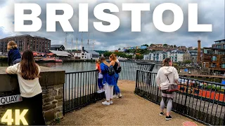 A walk through BRISTOL - City Center and Full Quayside