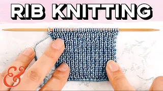 Rib Stitch for Beginners: 1x1 and 2x2 Rib