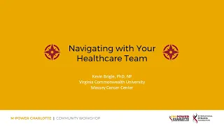 Navigating with Your Healthcare Team