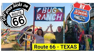 Traveling Route 66 in Texas