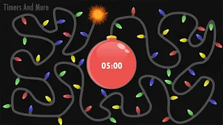 5 Minute Timer Bomb | 💣  Christmas Bomb 🎄 [ With Music ]