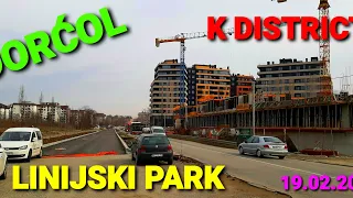 LINIJSKI PARK DORĆOL , ZAVRŠENA ZGRADA K DISTRIKT KAO I PROŠIRENJE DUNAVSKE ULICE KOMPLETAN SNIMAK