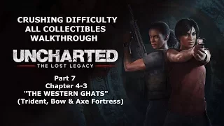 【PS4 北米版】Uncharted The Lost Legacy - #7 Ch 4 The Western Ghats③（100% Collectibles/Crushing）