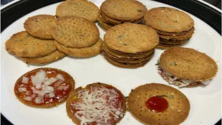 Masala Crackers | Whole Wheat Masala Crackers | Healthy Cracker | Tea biscuits | Whole wheat biscuit