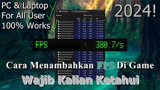 🔧SIMPLE! Cara Menambahkan FPS Di Semua Game ✅ Wajib Kalian Ketahui | 2024! (Updated) Part 3