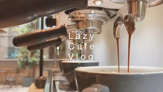 Relaxing Cafe vlog, Barista Joy, Latte art, Coffee shop noise, ASMR