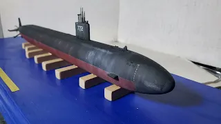 Hobby Boss 1/350 Scale USS Greenville SSN 772 Nuclear Submarine [Build Video]
