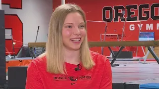 Jade Carey 'excited' to compete for OSU in Olympic year