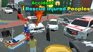 Accident!! I Rescued injured Peoples in Car Simulator 2 | Car Simulator 2 | Gameplay