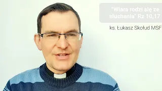 Ewangelia na dziś |18.03.23-sob (Łk 18, 9-14) ks. Łukasz Skołud MSF #wiararodzisięzesłuchania