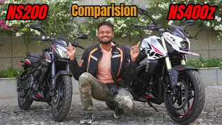 Pulsar NS400z vs Pulsar NS200 - What's Different Apart from Engine ?