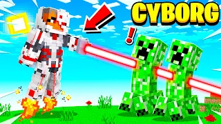 Playing MINECRAFT As A CYBORG! (crazy)