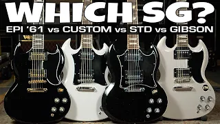 Which SG? - Epiphone 1961 Les Paul SG vs SG Custom vs SG Standard vs Gibson SG Standard